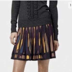 Diane Von Furstenberg Women's Bhare Traveler Patch Skirt Size 8